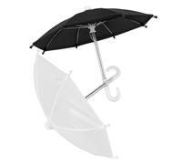 ERINGOGO 2 Pièces Mini-Parapluie Notre Tout Petit décor de Shower scène Accessoire décor Mini Parapluie de Pluie décoration Chiffon
