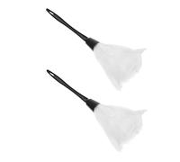 ERINGOGO 2 Pièces Mini Plumeau de Dinde pour Cosplay de Soubrette Halloween Accessoire et Pratique pour Fête et Déguisement Lot