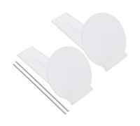 ERINGOGO 2 pièces Modèle Cadran Solaire Scientifique Éducatif Horloge Équatoriale DIY pour Enseignement et Expériences Naturelles Instrument de Mesure de Heure par Ombre Solaire