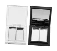 ERINGOGO 2 pièces Palette Maquillage Compacte Rechargeable pour Voyage Boîtier Vide Multi-usages pour Fard à Paupières Contour Highlighter et Blush Palette DIY Portable