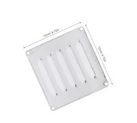 ERINGOGO 2 Pièces Panneaux de Ventilation Acier Inoxydable Aération Carrées Robustes pour Foyers Extérieurs Barbecue et Poêles Installation Facile et