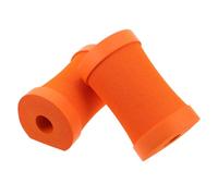 ERINGOGO 2 Pièces Paquet de 1 Paire de Coudières Souples 3D Orange, Tapis D’Exercice Antidérapant pour Pompes et Gainage, Coussins de Protection pour Coudes et Genoux, Équipement Polyvalent