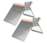 ERINGOGO 2 pièces Perchoir pour Pigeon Bois et Fer Support Stable et Multifonction pour Pigeons Perroquets et Oiseaux Moyens Cadre de Repos Robuste pour Volatiles