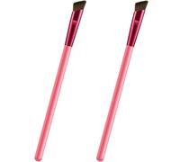 ERINGOGO 2 pièces Pinceau Sourcils Biseauté Multifonction Brosse Spoolie pour Remplissage Définition et Application Mascara Outil Maquillage Femmes Résistant à Eau et Précis