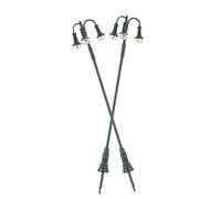 ERINGOGO 2 Pièces Scale Light Stable and Practical for Miniature Street Lighting and Garden Path Decoration