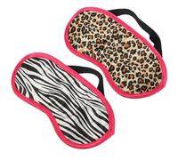 ERINGOGO 2 pièces Sommeil Doux et Cache Œil Imprimé et Couvre Yeux pour Voyage et Détente Bloque Totalement la Lumière et la Fatigue Oculaire