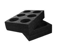 ERINGOGO 2 pièces Support Porte Gobelets Mousse pour Boissons à Emporter Lot de Antifuite et Porte Tasse Pratique pour Café et Boissons Froides Réutilisable