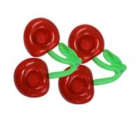 ERINGOGO 2 pièces Support Tasse Piscine Gonflable Forme de Cerise Double Bouche Porte-gobelets Flottant PVC pour Fête Plage Piscine