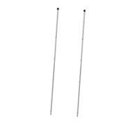 ERINGOGO 2 Pièces Tiges de Remplacement Acier Inoxydable pour Table de Football de Bureau Accessoires de Machine à Football de Table avec Capuchons pour Jeux Domestiques