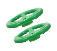 ERINGOGO 2 pièces Volant Garçon Fille Vert Accessoires Voiture Robuste Plastique Volant Simulation Conduite pour Balançoire et Siège Auto Facile à Installer Design Confortable et Attrayant