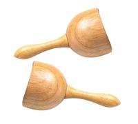 ERINGOGO 2 pièces Wood Cupping Gua Sha Massage Tool Skin Care Massager For Neck Shoulder Legs Face Portable Body Relaxation Device