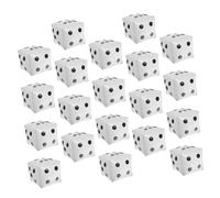 ERINGOGO 20 pièces Ballons Cube Aluminium à Réutilisables pour Décoration de Fête Thème Dés et Facile à Gonfler Accessoires pour et Festivals