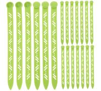 ERINGOGO 20 pièces Bâtons de Permanente pour Cheveux Fluffy Barres de Racine Boucles Outils de Coiffure Salon pour Cheveux Longs et Courts Vert Couleur Aléatoire Couleur Aléatoire