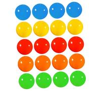 ERINGOGO 20 Pièces Boules de Jeu Plastique Colorées pour Tombola et Tirage Au Sort Accessoires de Divertissement et Résistants pour et Événements Festifs