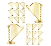ERINGOGO 20 pièces Charms Harpe pour Fabrication de Bijoux Vintage Pendentifs Instrument de Musique DIY Accessoires de Breloques pour Bracelets et Colliers