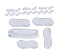 ERINGOGO 20 Pièces de Siège de Toilette Silicone Transparent Coussinets Antichoc Adhésifs Réducteurs de Bruit pour Fermeture Silencieuse Couvercle