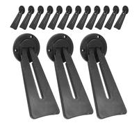 ERINGOGO 20 Pièces Support Arrière pour Cadre Photo Autoportant Noir Petit Format Chevalet en Plastique Robuste Présentoir à Tableaux et Photos de Table Lot de 20 Pièces, Décoration Maison