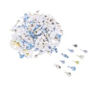ERINGOGO 200 Pièces Miniature Flower for Crafts Tiny Resin Pots Mini Dollhouse Accessories Micro Landscape Decor for Fairy Garden and Miniature Garden Decorations