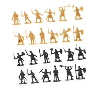 ERINGOGO 200 Pièces Modèle Mini Soldat Figurines De Soldats Miniatures Figurines De Chevalier Soldat Romain Soldats De Figurines Petite Figurine De Personnes Jouet Plastique