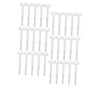 ERINGOGO 200 pièces Pinceaux Vernis Ongles Remplacement Longs Poils Ronds Doux Pratiques pour Nail Art et Gel Outils Ongles et Personnels