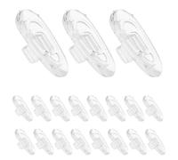 ERINGOGO 200 Plaquettes Nasales en Silicone Transparentes pour et Soleil Coussinets de Nez Antidérapants Insert Clipser Confortable pour Pont de Nez Lot Rechange 200 Pièces Usage