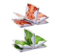 ERINGOGO 200pièces Stickers De Guide Pour Acrylique Uv Vert Orange Accessoires De Nail Art Pour Extensions Et Manucure Professionnelle