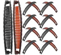 ERINGOGO 20pièces Lot de Pinces Banane pour Coiffures Pinces à Cheveux pour Chignons Accessoires de Coiffure avec Peigne à Chignon Outils pour Cheveux Fins et Épais