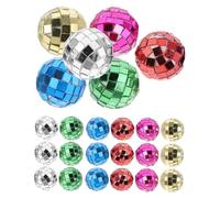 ERINGOGO 24 Pièces Boule Disco à Échelle Boule de Noël Accessoires Photographie KTV Bar 24pcs