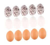 ERINGOGO 24pièces Miniature Models Accessoires De Maison Miniature pour Cuisine Jouets De Simulation Décorations Œufs Résine pour Photographie Et Jeux De Rôle