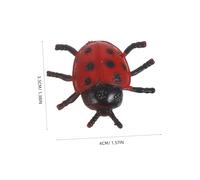 ERINGOGO 25 Pièces Coccinelle Simulation Réaliste PVC Accessoire pour Halloween et Éducation Scientifique