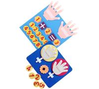 ERINGOGO 2ensembles Jouets Éducatifs Feutre pour Garçon Fille Apprentissage des Calculer Et Compter Jouet De Mathématiques Précoce pour Filles Et Garçons Jeu Cognitif Montessori