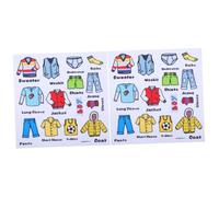 ERINGOGO 2feuilles Étiquettes De Classification Vêtements Stickers Autocollants Décoratifs Pour Organisation De Garde-robe De Marquage Pour Rangement De Vêtements Design Et Pratique