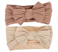 ERINGOGO 2pièces Bandeaux Avec Nœud Accessoires Cheveux Fille Nylon Pour Nouveaux- Et