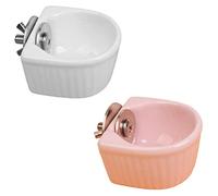 ERINGOGO 2pièces Bol Céramique pour Animaux De Compagnie pour Écureuils Et Rongeurs Design Adorable Et Pratique