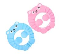 ERINGOGO 2pièces Bonnet De Bain Réglable Pour Garçon Fille Shampooing Et Casquette Étanche Et Idéale Pour Bébés Et Tout-petits