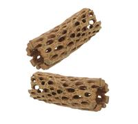 ERINGOGO 2pièces Cachette pour Crevettes Abri Réaliste pour Poissons Betta Décoration Aquarium Naturelle pour Élevage De Crevettes Et Aménagements Aquatiques