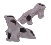 ERINGOGO 2pièces Caverne Décorative pour Aquarium Céramique De Cachots pour Crevettes Et Poissons Accessoire De Décoration pour Aquariums Et Bureaux