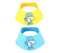 ERINGOGO 2pièces Chapeau De Lavage Pour Bébés Ajustable Des Oreilles Yeux Pour Douches Journées Plage