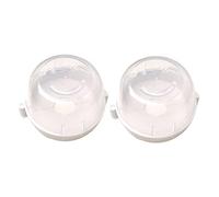 ERINGOGO 2pièces Couvre-boutons De Cuisinière Transparent Universelle Pour Éviter Allumage Accidentel Du Fuites Facile à Installer Et Résistant Aux Chocs Sécurité Optimale Pour