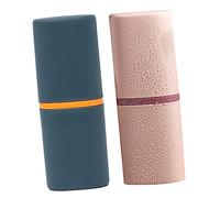 ERINGOGO 2pièces Gobelet à Brosse à Dents Portable Et Étui De Rangement Boîte De Stockage pour Brosse à Dents Lavage Facile pour Maison Et Voyages