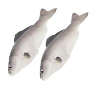 ERINGOGO 2pièces Lot de Poissons Artificiels pour Aquarium Décorations Réalistes Poissons Simulés Petits Décoratifs