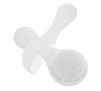 ERINGOGO 2pièces Peigne Garçon Fille Doux Et Brosse De Bain Ensemble De Toilettage Né Avec Brosse à Croûtes De Lait Et Masseur De Chevelu