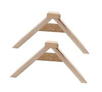 ERINGOGO 2pièces Perchoir Bois pour Pigeons Et Oiseaux Support Élevé pour Et Perroquets Lot