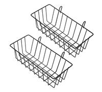 ERINGOGO 2pièces Râteliers Suspendus pour Rongeurs Mangeoire Décorative pour Et Cochons Accessoires De Cage Multifonctionnels Noir