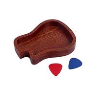 ERINGOGO 2pièces Support pour Médiator De Guitare Bois avec Boîte De Rangement pour Médiators Inclus pour Guitare Basse