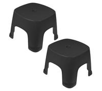 ERINGOGO 2pièces Tabouret De Toilette pour Plastique Et Stable avec Marchepied pour Salle De Bain