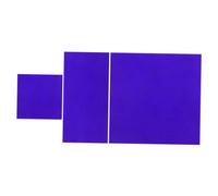 ERINGOGO 2pièces Verre Au Cobalt Verre pour Laboratoire De Chimie Accessoires De Réaction De Couleur De Flamme