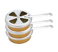 ERINGOGO 3 Ensembles Boîte de pour Réchaud à Portable et Réutilisable Lot de Brûleurs à pour Chauffe Plats et Cuisine