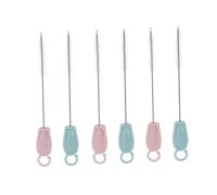 ERINGOGO 3 ensembles Kit Brosses Acier Inoxydable pour Nettoyage Longue Durée Biberons et Pailles Assortiment Aléatoires Pratique pour Biberons et Accessoires Couleur Couleur Aléatoire
