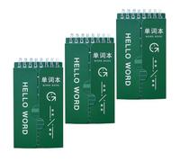 ERINGOGO 3 Pièces Bloc-notes de Poche Vert en Papier pour Mémoriser
